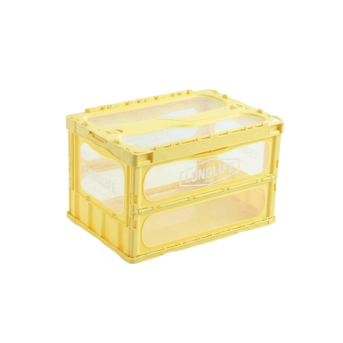 Collapsible Crate Foldable Design Folding Utility Crate Space-Saving for Bedroom