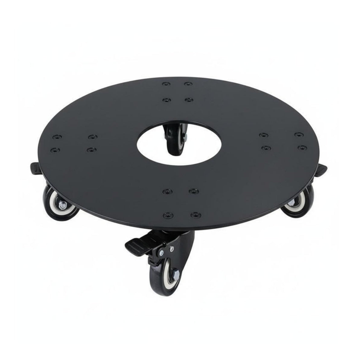 Rolling Plant Stand Lockable Casters Heavy Duty Plant Trolley 500Lbs Load Capacity Wheeled Planter Base for Gardeners, Patio, Balcony