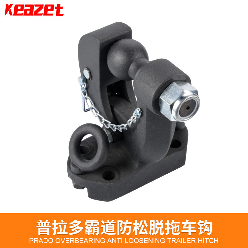 Black Heavy-Duty Trailer Hitch Ball for Prado Off-Road Towing