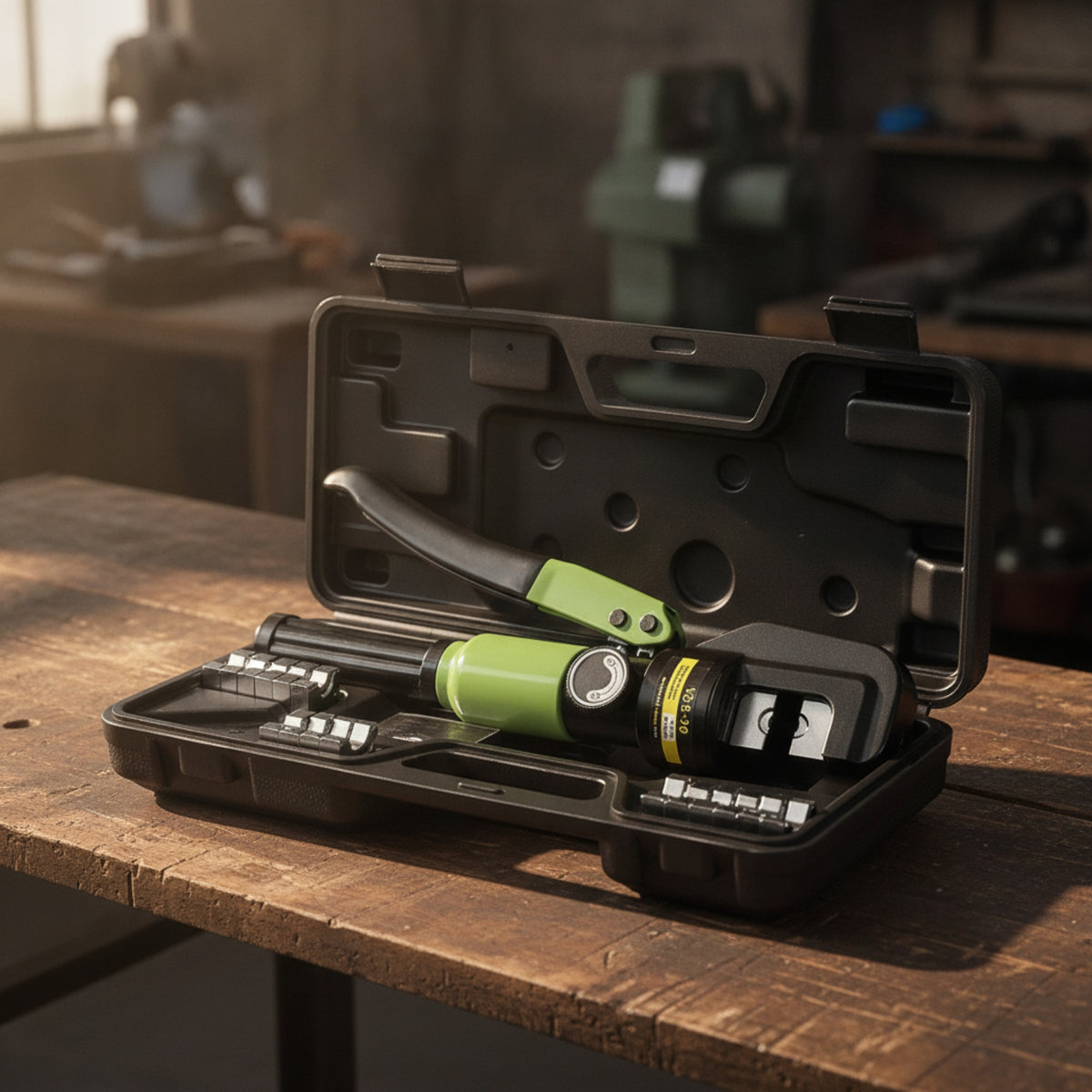 Hydraulic Cable Crimping Tool with Dies High Strength Hydraulic Crimping Tool Portable