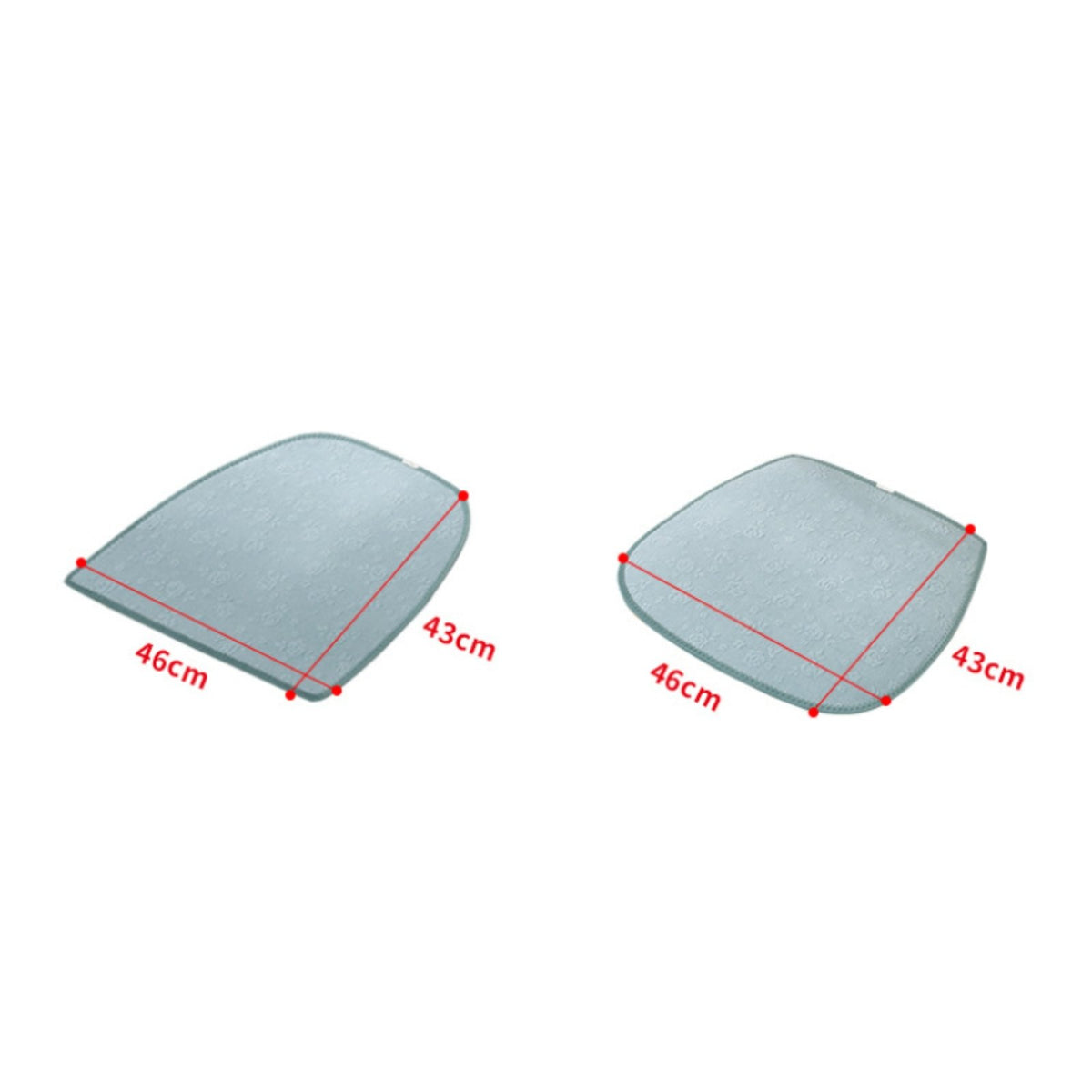 Wear-Resistant Horseshoe Shaped Chair Cushion Minimalist Design U-Shaped Dining Chair Cushion All-Season Use for Kitchen, Office