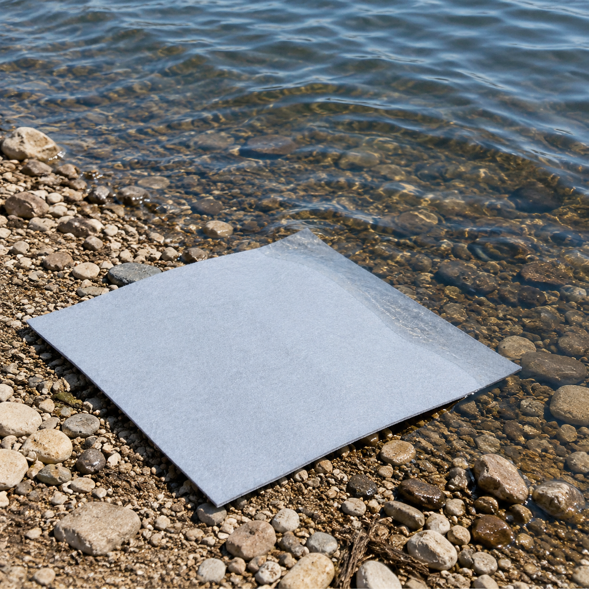 Geotextile Weed Control Fleece, Water-permeable Geomembrane for Terraces and Garden Paths, Tear-resistant Black Non-woven Fabric for Road Construction and Pond Construction