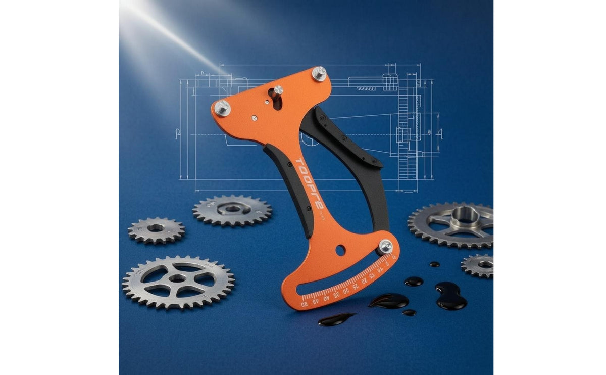 Stainless Steel Cycle Spoke Tension Gauge Anodized Spoke Tension Gauge Conversion Chart Included Bike Accessory Aluminum Alloy