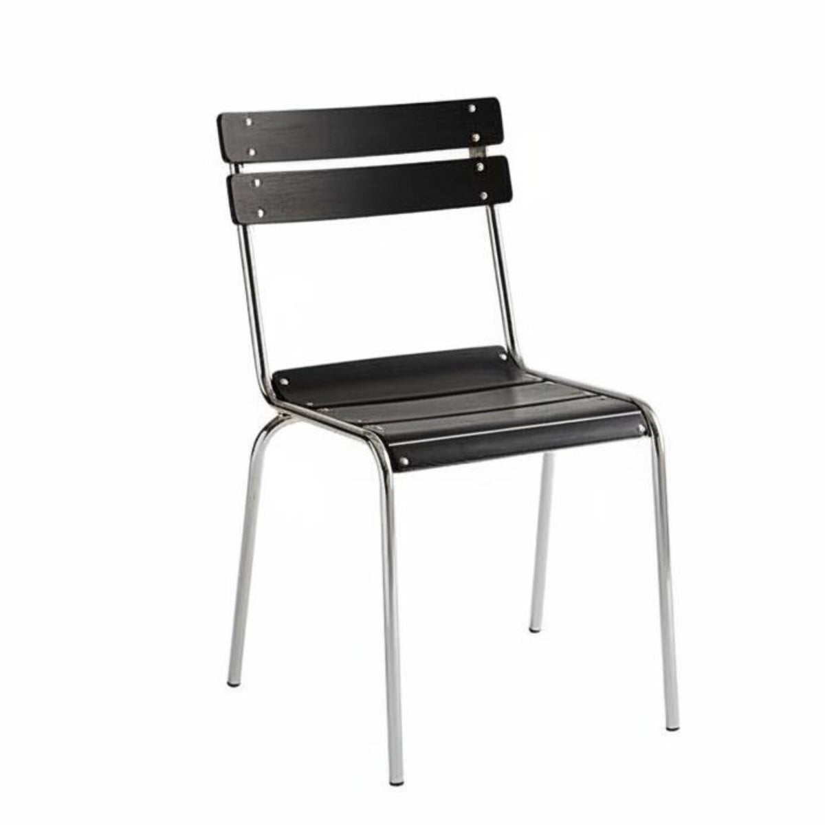 Slatted Back Dining Chair Long-Lasting Construction Slat Back Side Chair Sturdy
