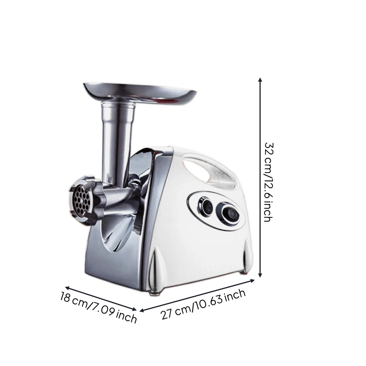 Compact Electric Meat Grinder Easy-to-Use Food Mincer for Home Cooks