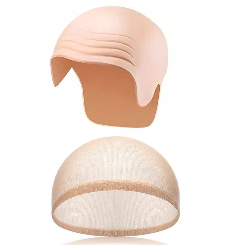 Skin / Long Bald Cap W Net