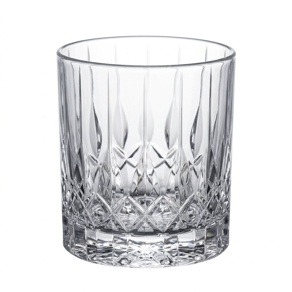 Hand-Carved Crystal Whiskey Glass, K9 Prosperity Cup