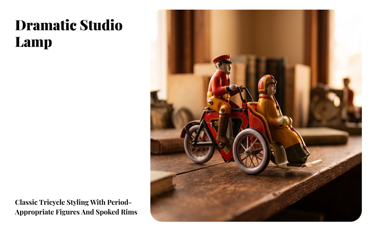 Clockwork Pedal Cycle Cyclist Ornament