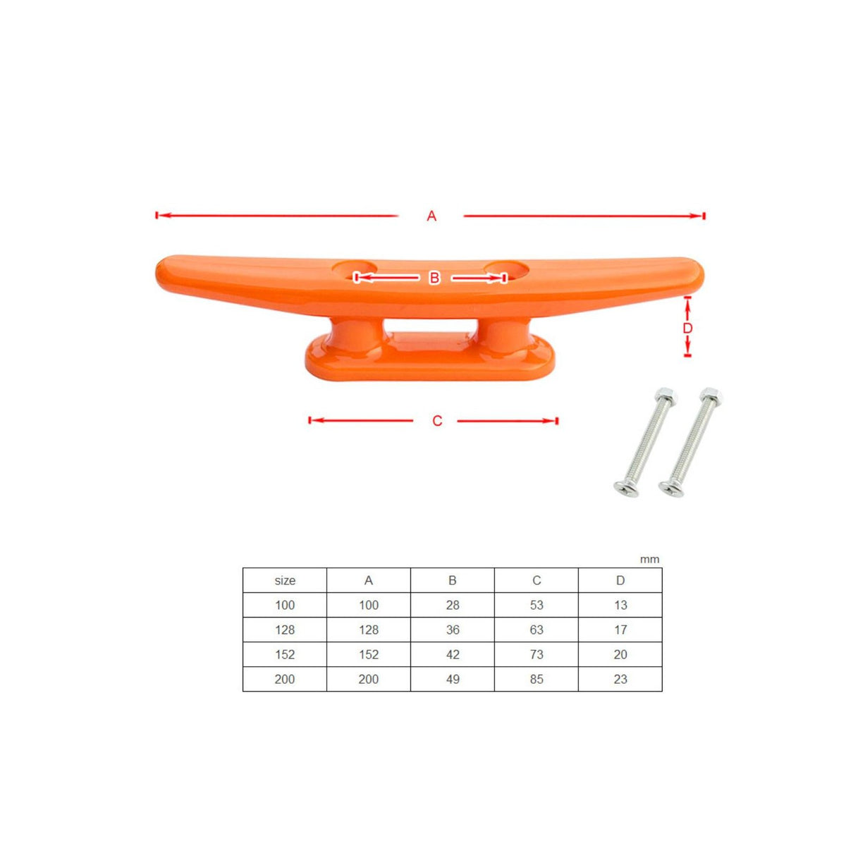 Nylon Boat Cleat Lightweight Marine Rope Tie Cleat Durable for Yacht