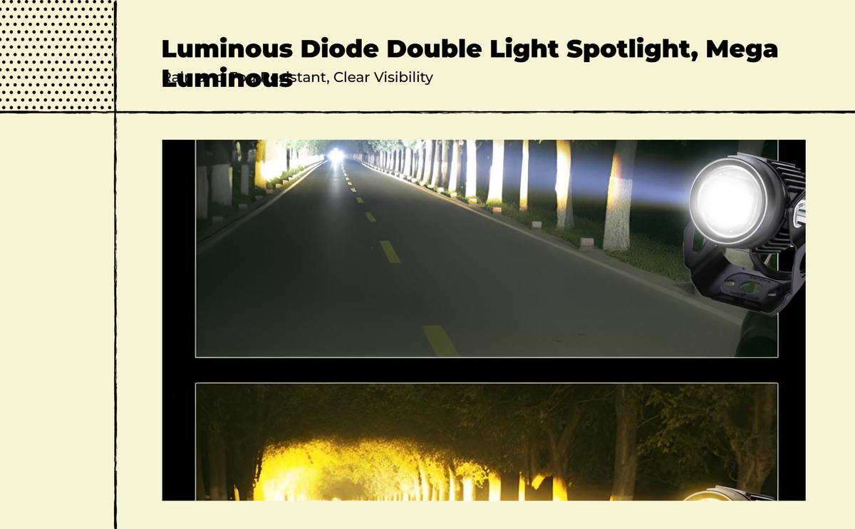 Waterproof ultra-bright motorcycle LED