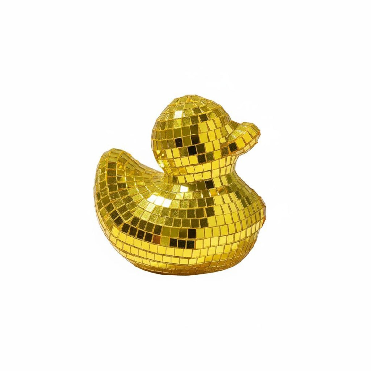 Disco Ball Duck Versatile Placement House Decoration Handmade for Party, Desktop