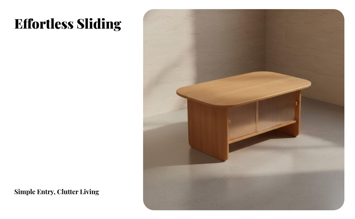 Sintered Stone Top Low Table with Drawers and Open Shelf sturdy Wood Frame Household Furniture Built-in Storage Modern aesthetic for Homeowners, Apartment Dwellers, Interior Design aficionados, Living Room, Lounge Area, Home, Bedroom