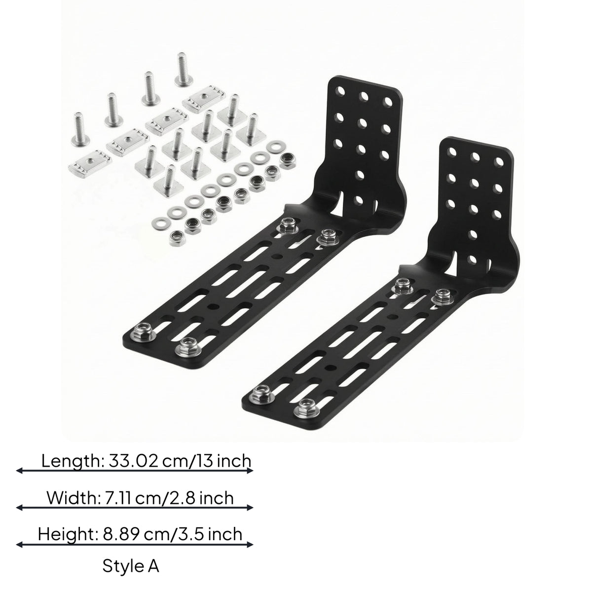 Roof Rack Awning Bracket Slotted Arm Awning Mounting Bracket Bolted Installation