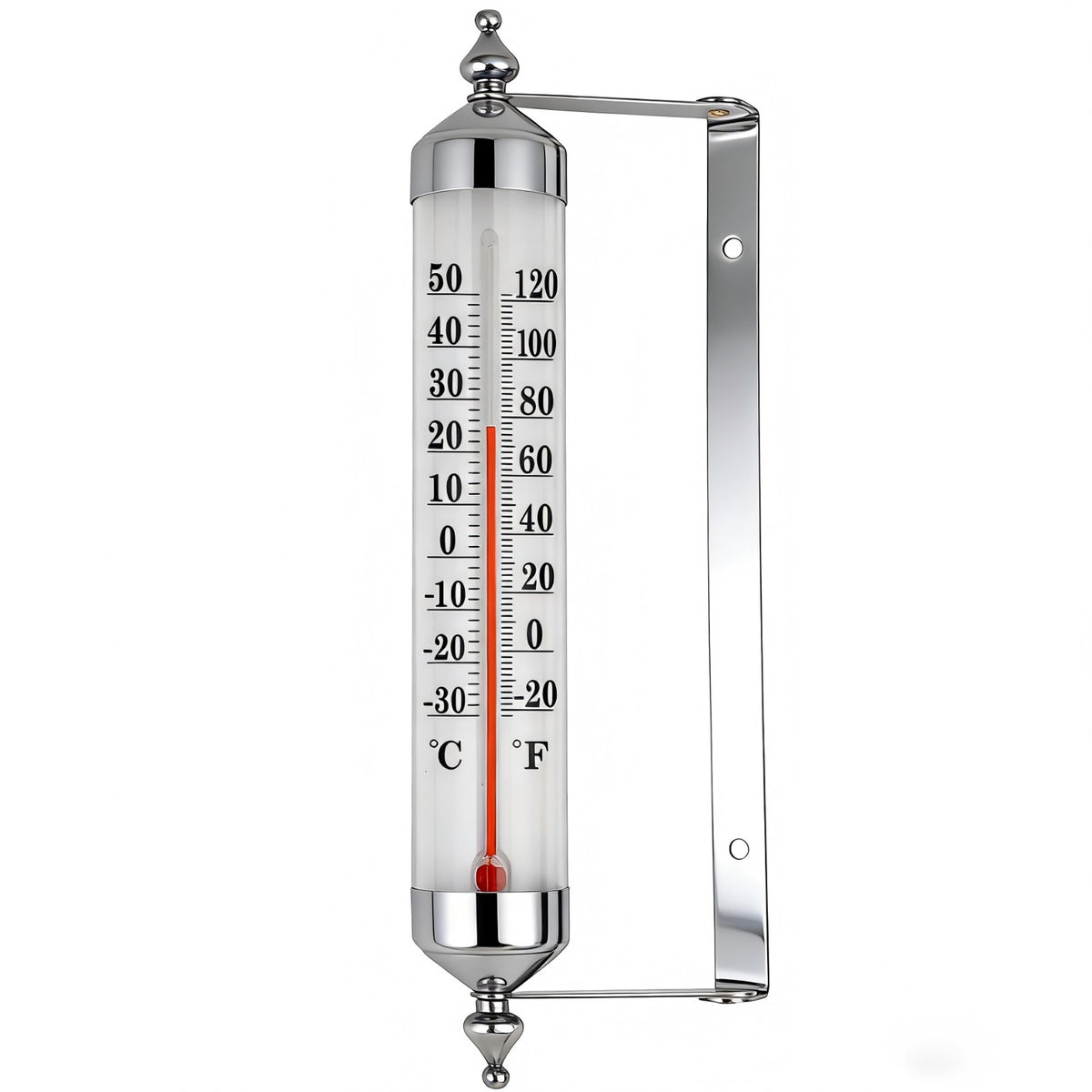 Garden Thermometer Vertical Outdoor Thermometer No Battery for Patio, Greenhouse