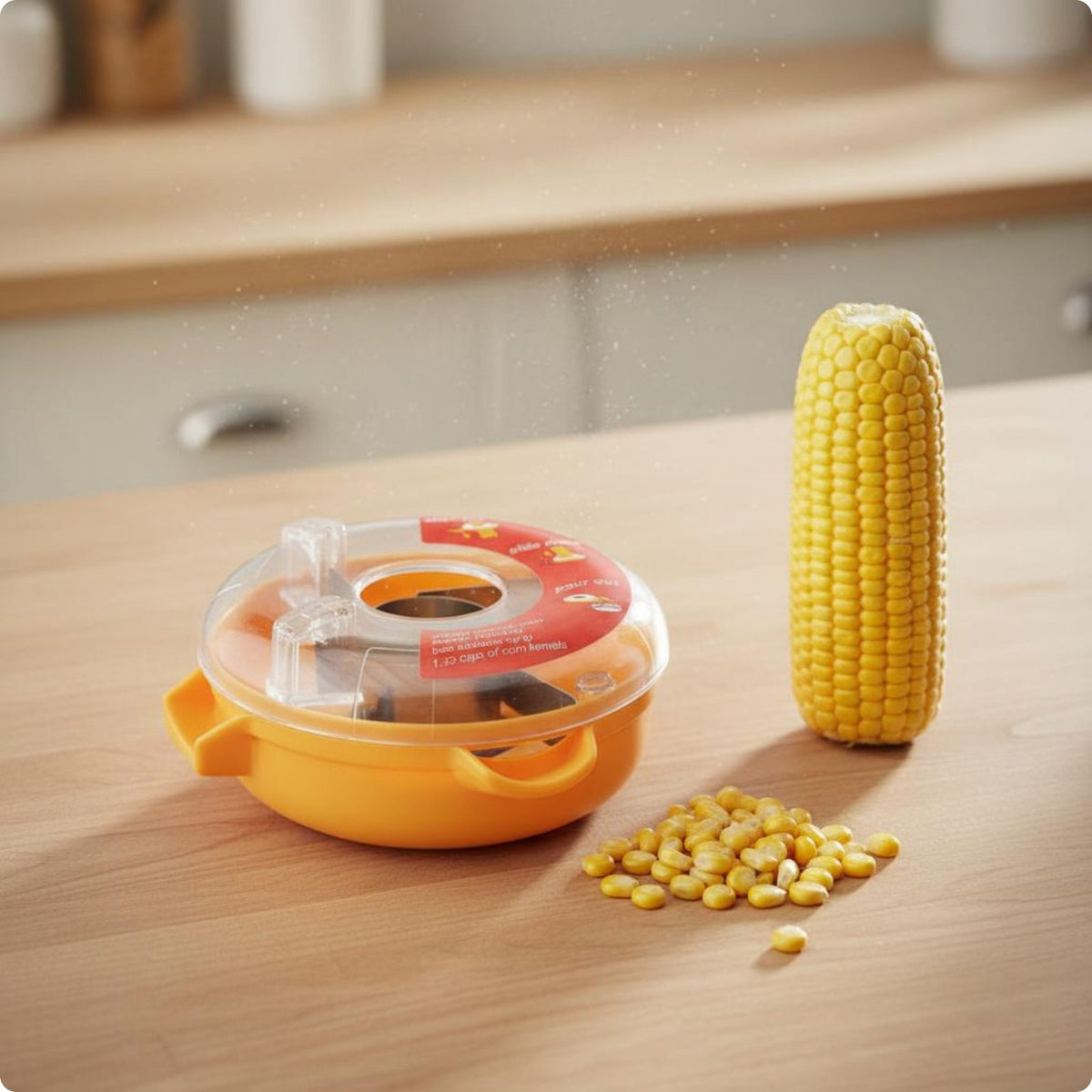Round Corn Easy to Use Corn Cob Remover Food Grade Materials