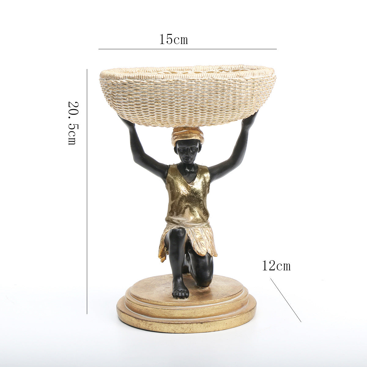 African Man Tray