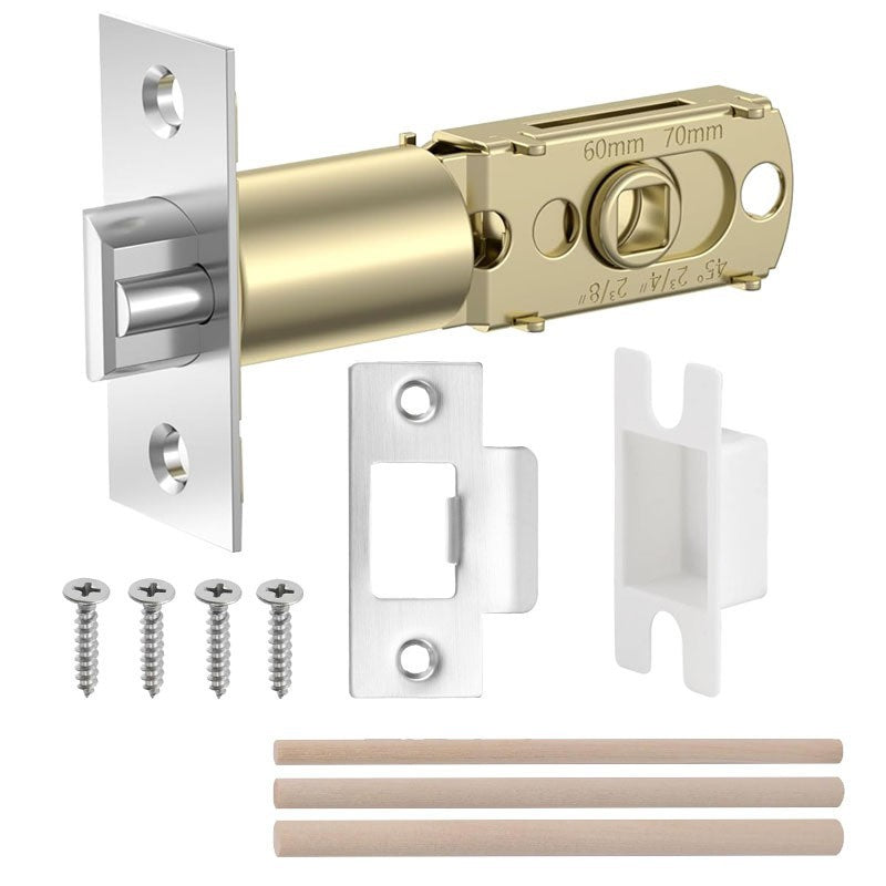 45-Degree Three-Rod Single Latch Lock Body for Bathroom Doors
