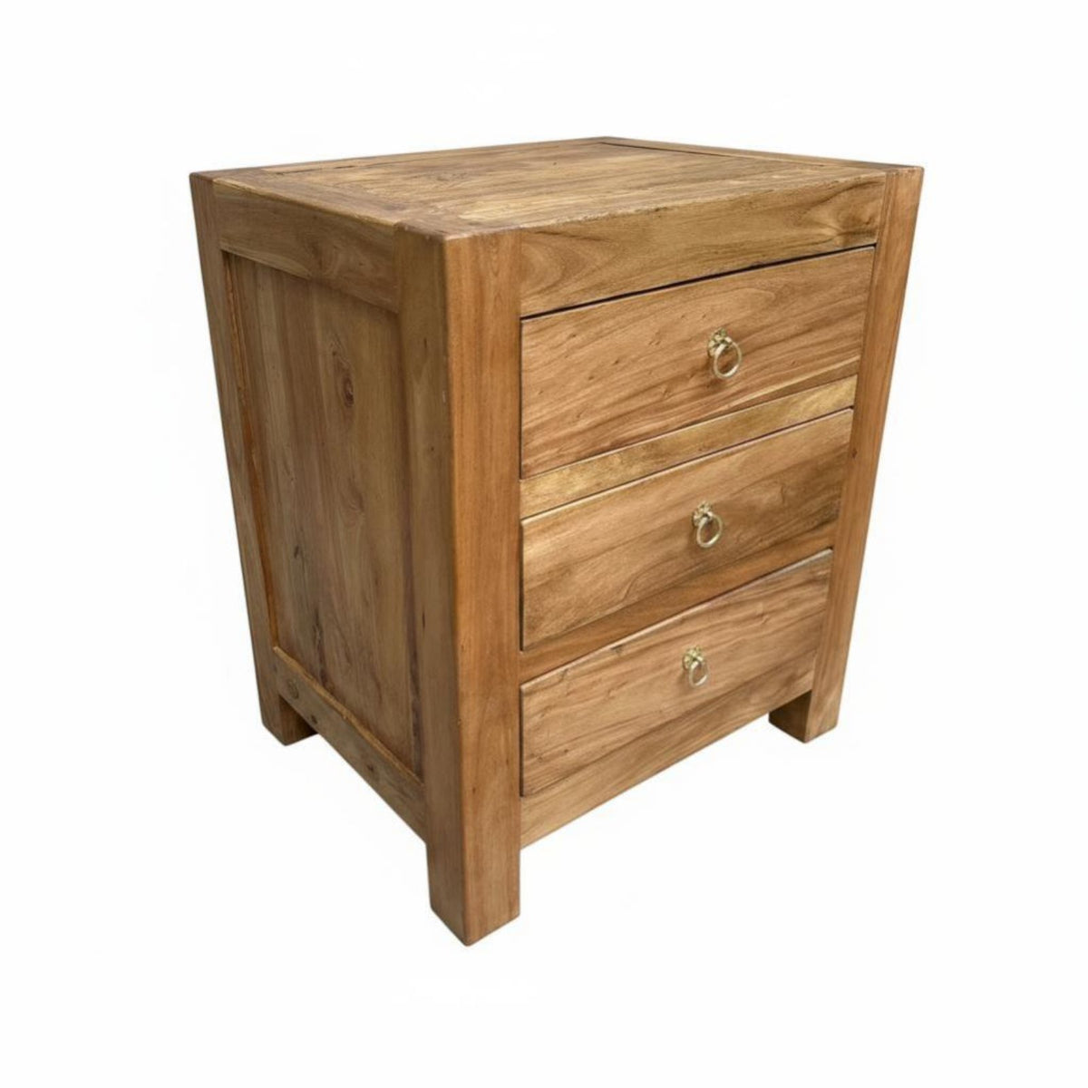 3-Drawer Nightstand Vintage and design Bedside Table adaptable Use for Study, Parents