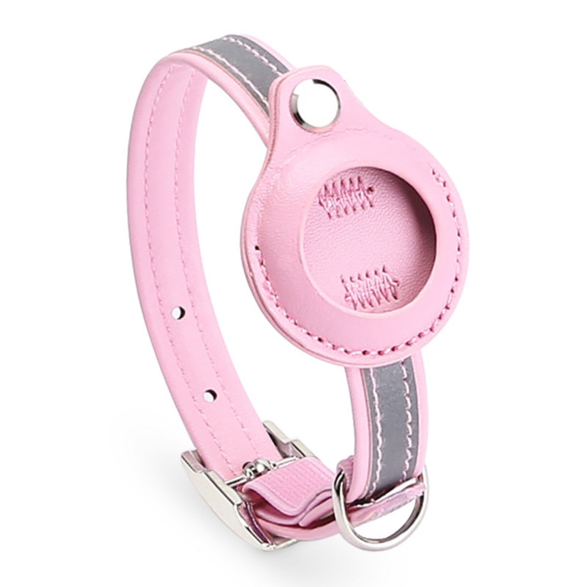 Safe Cat Collar with Pet Tracker Holder Lightweight Pet Tracker Cat Collar Easy to Clean Comfortable for Cats