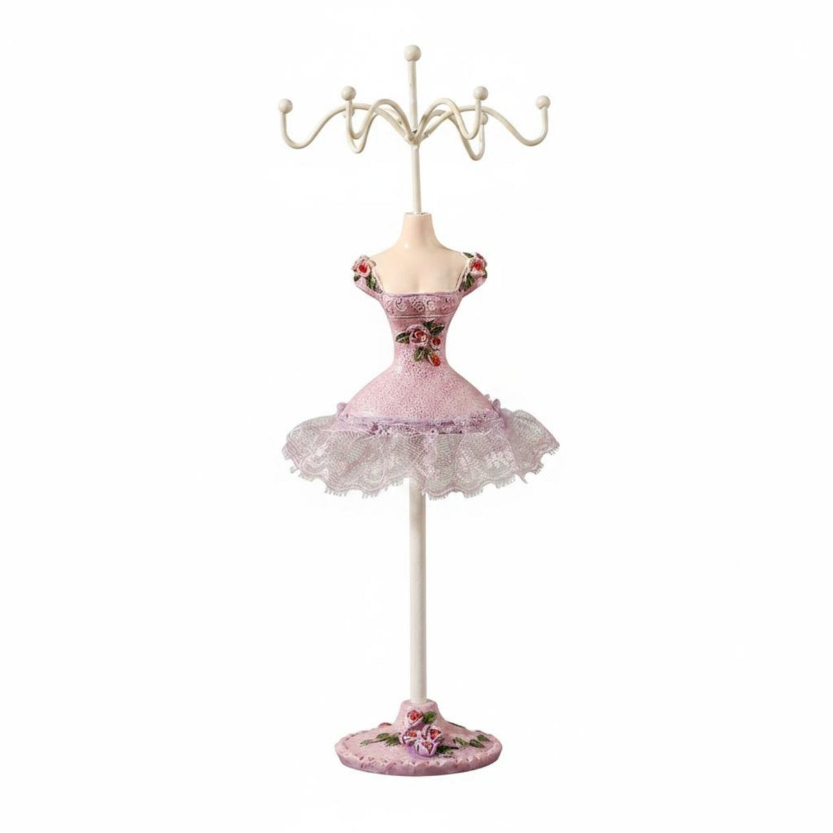 Resin Mannequin Jewelry Holder Gift Idea Mannequin Jewelry Organizer Decorative Dress Display Stand Elegant for Dressing Table, Bedroom