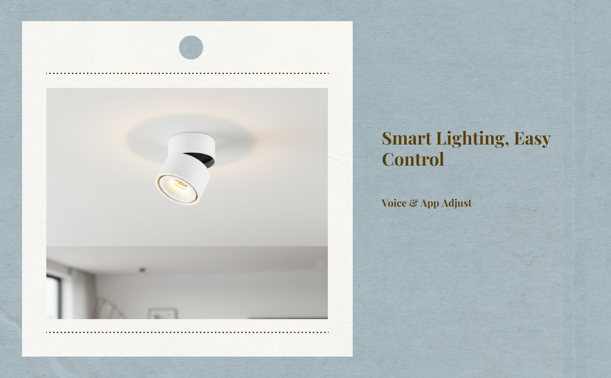 Dimmable smart LED ceiling light