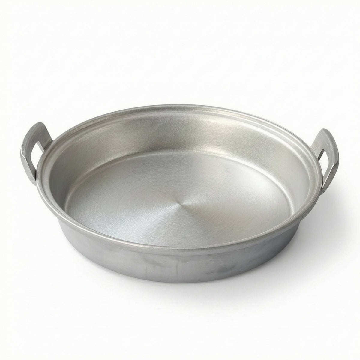 Flat Bottom Frying Pan Handmade Frying Pan with Loop Handles Easy to Clean