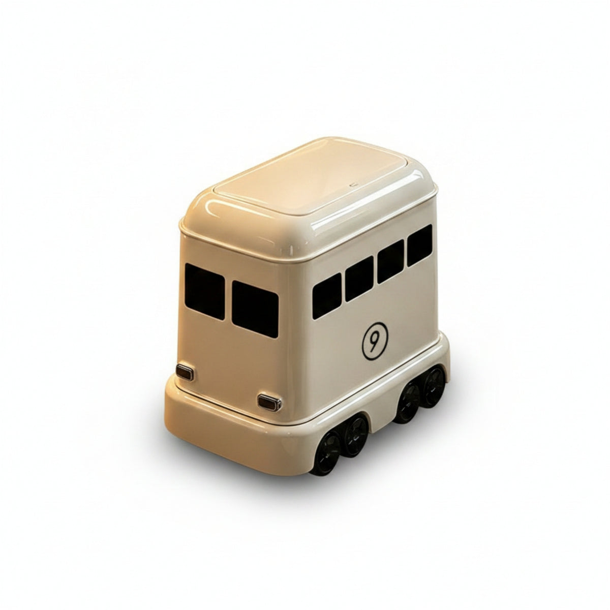 Rolling Trash Bin Inner Liner Household Container Window Cutouts
