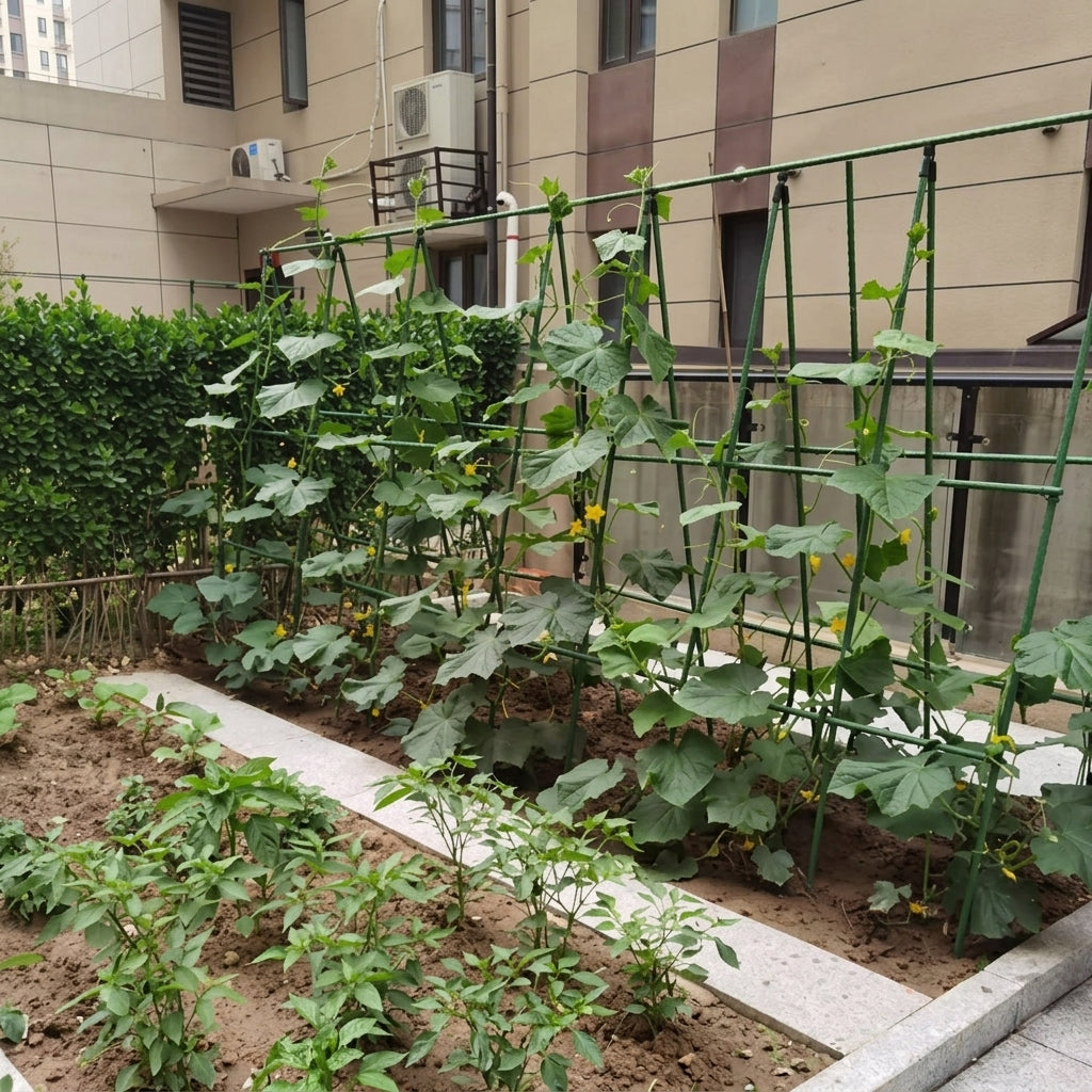 Indoor Plants Garden Trellis for Climbing Plants, Rust Resistant Plant Support for Outdoor Plants, Integrated Molding Frame for Potted Plants
