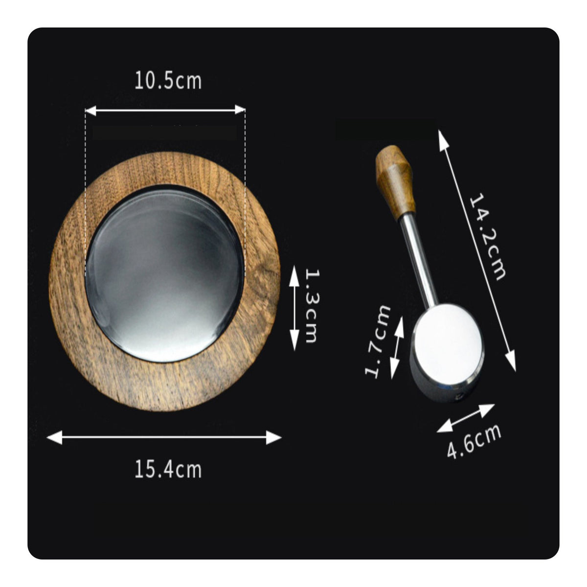 Wood Lid Knob Set Gift Box Wood Bean Cover Easy to Install
