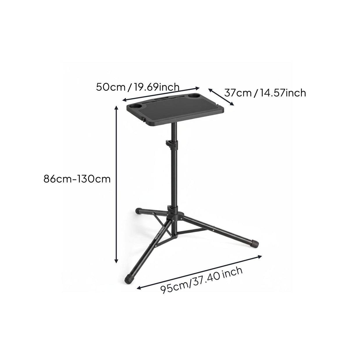 Floor Standing Laptop Table Foldable Tripod Laptop Stand Multi-Purpose for Home