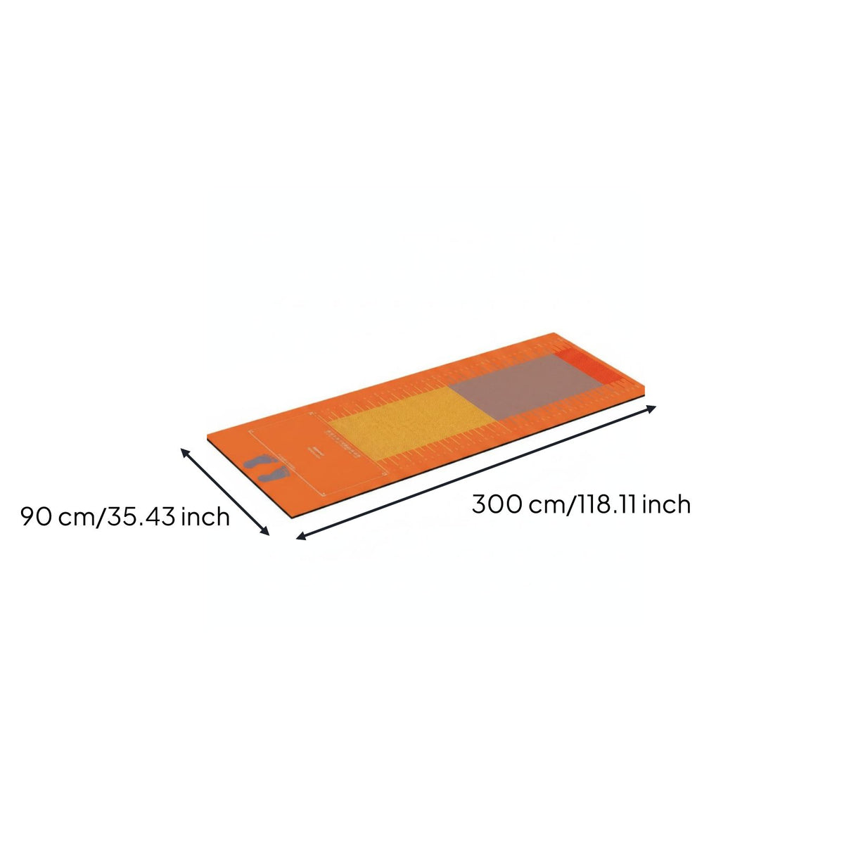 Standing Long Jump Mat Noise Reducing Standing Broad Jump Mat Cushioned Surface
