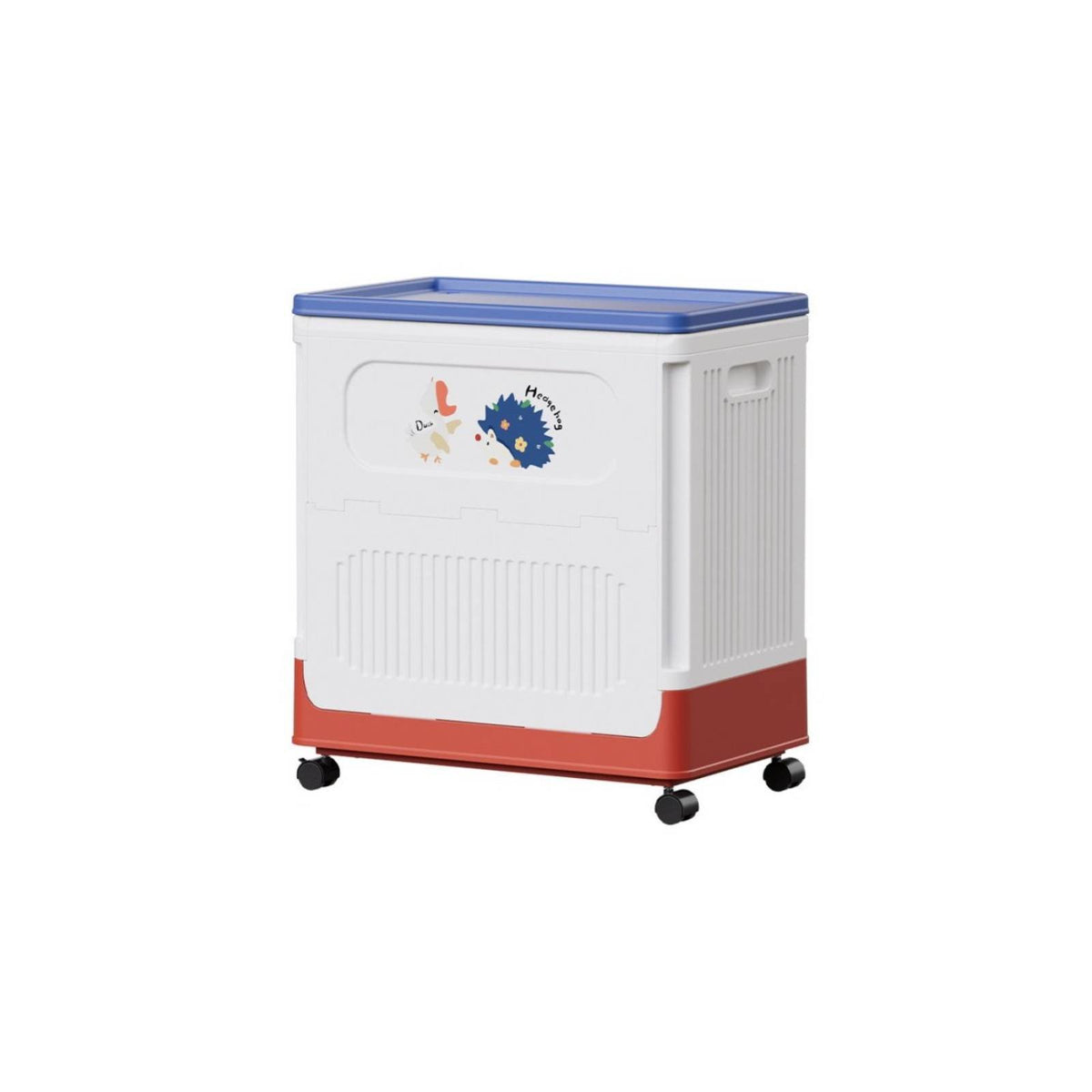 Wheeled Bin with hinged lid Large Capacity Storage Container Multi-Purpose