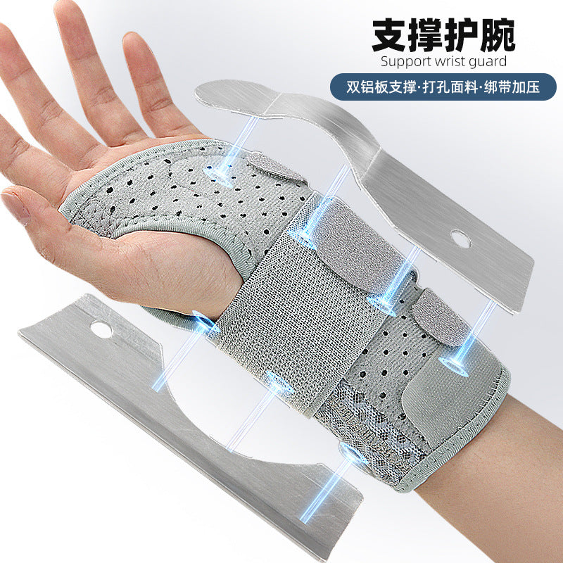 Adjustable Wrist Support Brace with Splint for Badminton