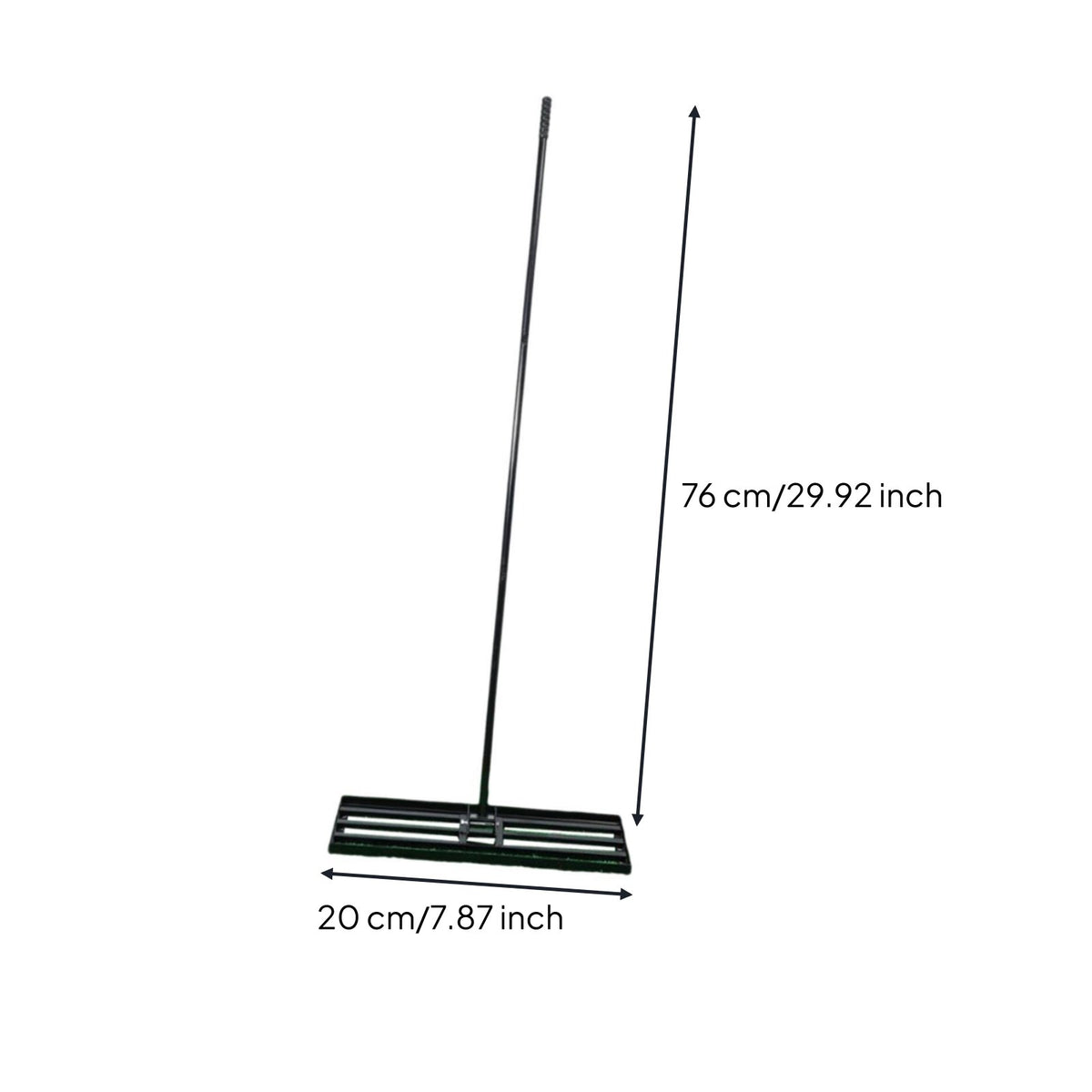Lawn Leveling Rake Heavy Duty Soil Leveling Rake Adjustable Height for Garden