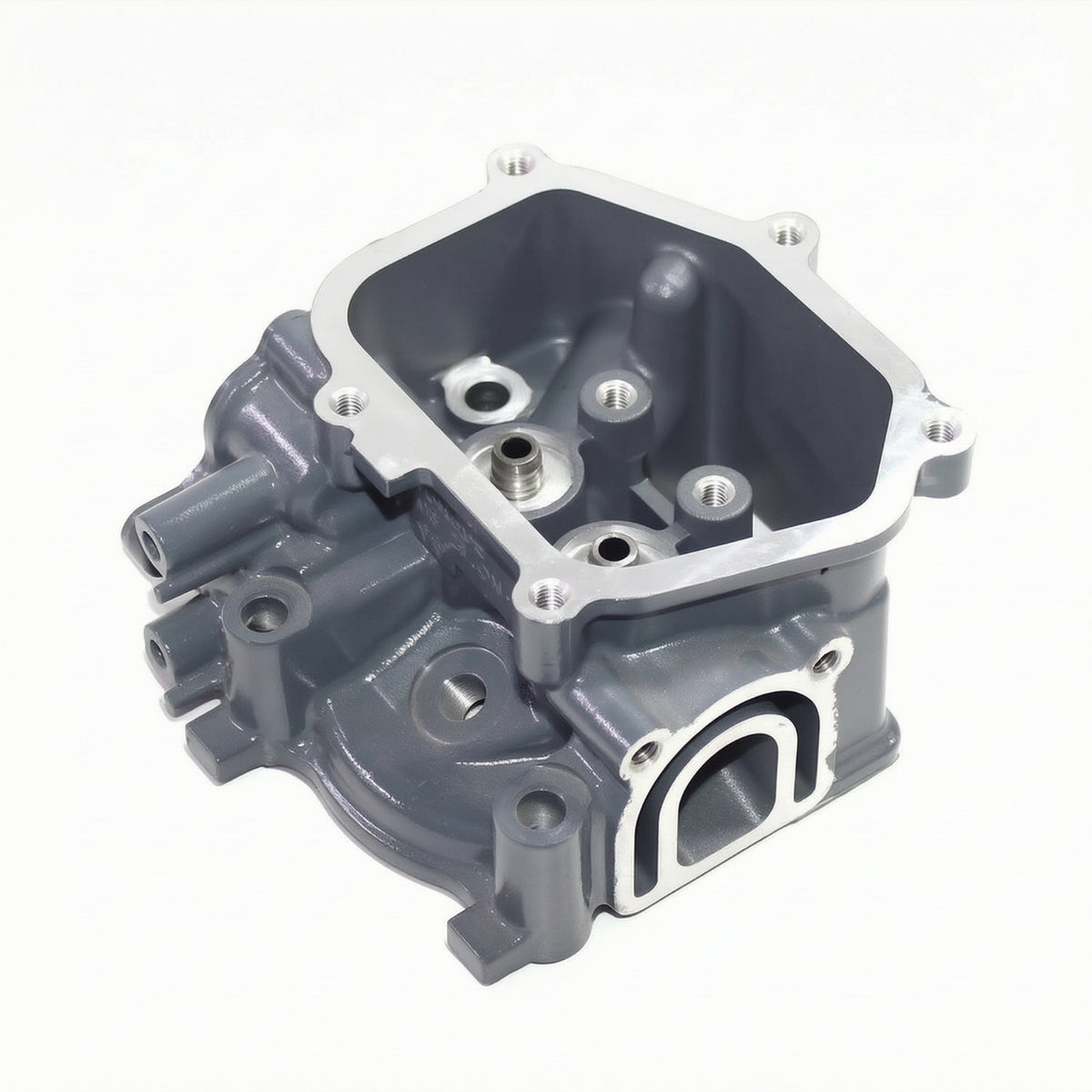Machined Outboard Cylinder Head High-Quality Engine Cylinder Head Sturdy Hardware Long-Lasting for Marine Technicians, Boat Owners