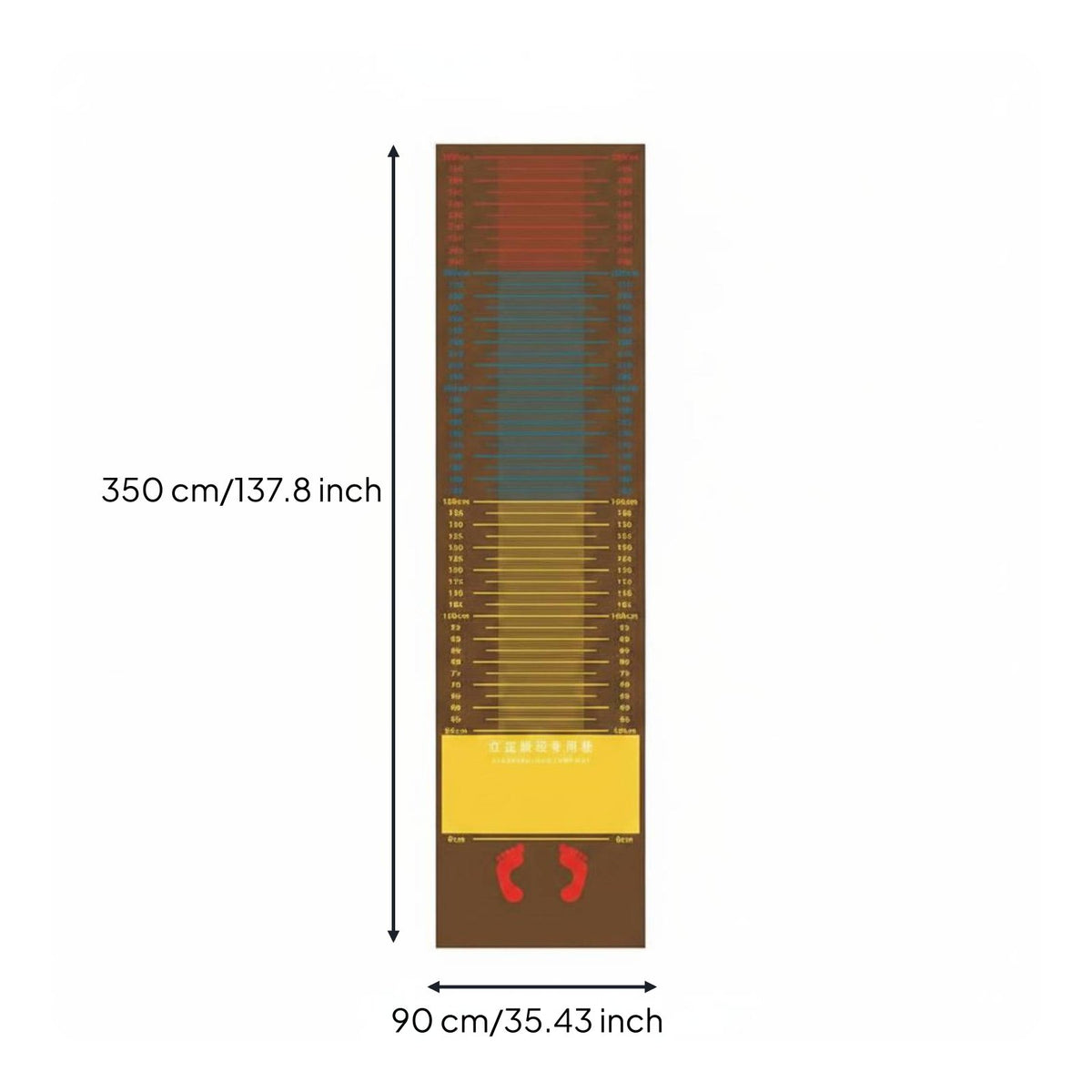 Standing Long Jump Mat Cushioned Surface Long Jump Test Mat Noise-Reducing