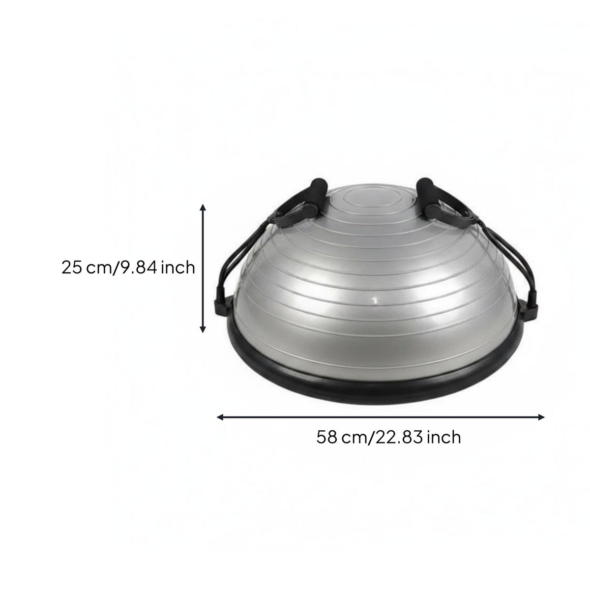 Balance Trainer Balance Coach PVC Half Balance Ball Anti Slip Base for Workout