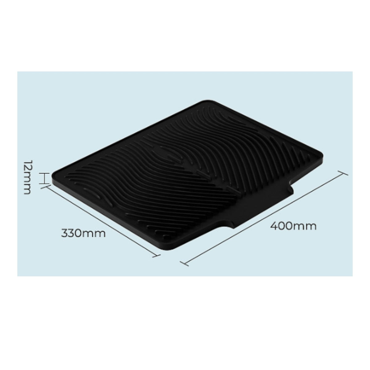 Silicone Dish Drying Mat Waterproof Silicone Drying Mat Quick-Draining