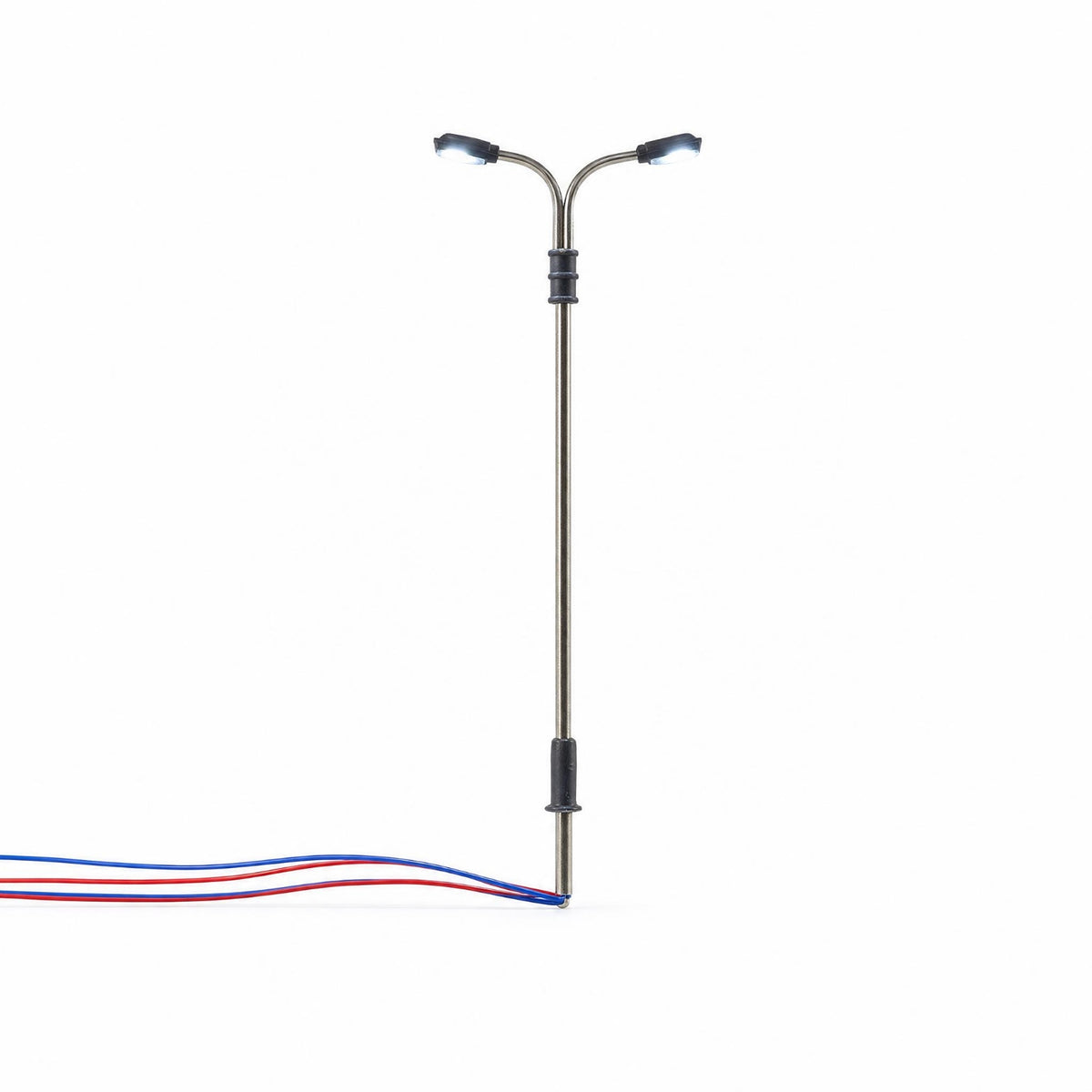 Double-Head Model Light Battery Powered Miniature Street Light for Diorama