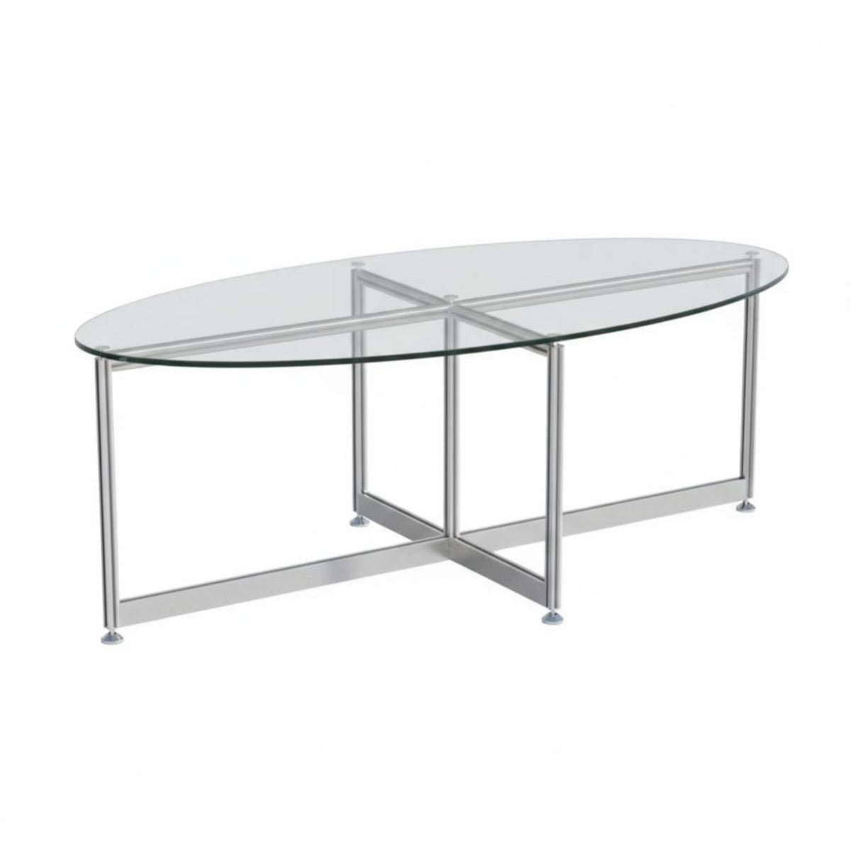 Tripod Base Oval Table Wabi-Sabi Aesthetic Household Furniture Minimalist Design Vintage Inspired for Living Room, Small Spaces
