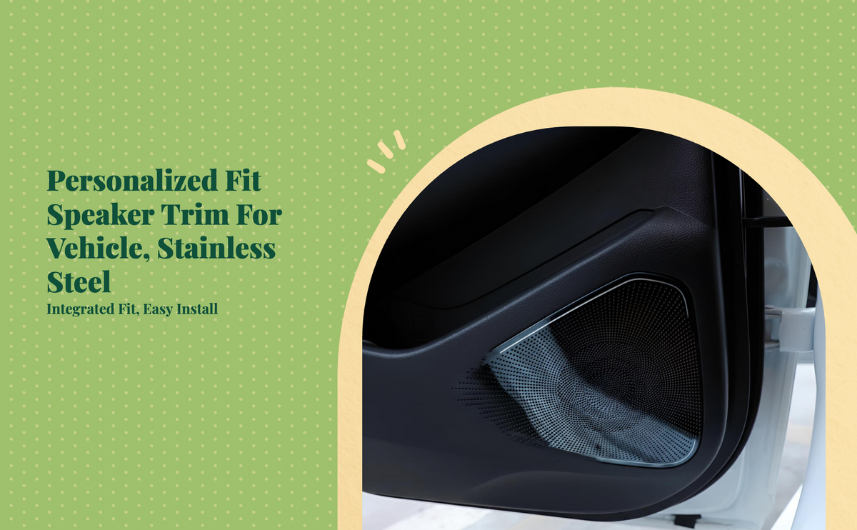 Sedan speaker trim ring for upgrade