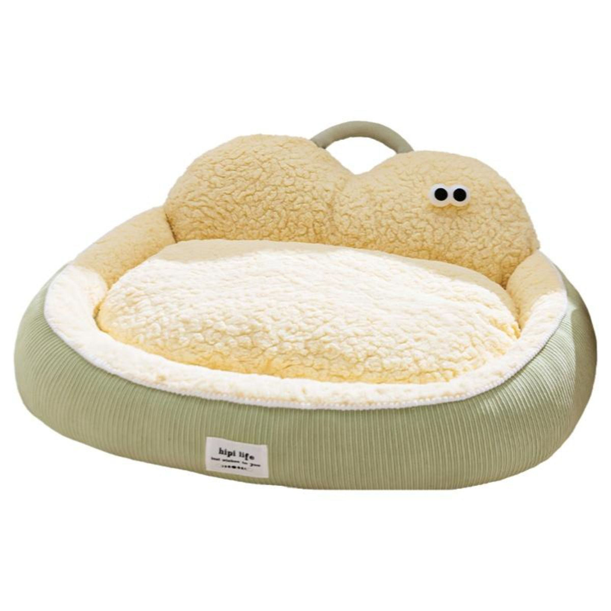 Orthopedic cat bed provides support