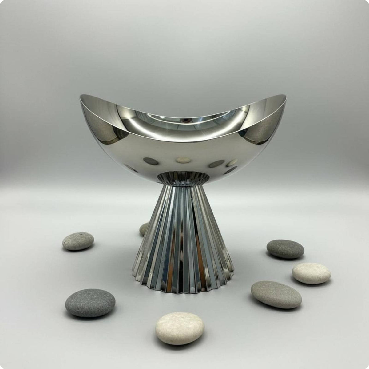 Stainless Steel Fruit Bowl Luxury Style Decorative Fruit Platter Easy to Clean Dessert Stand