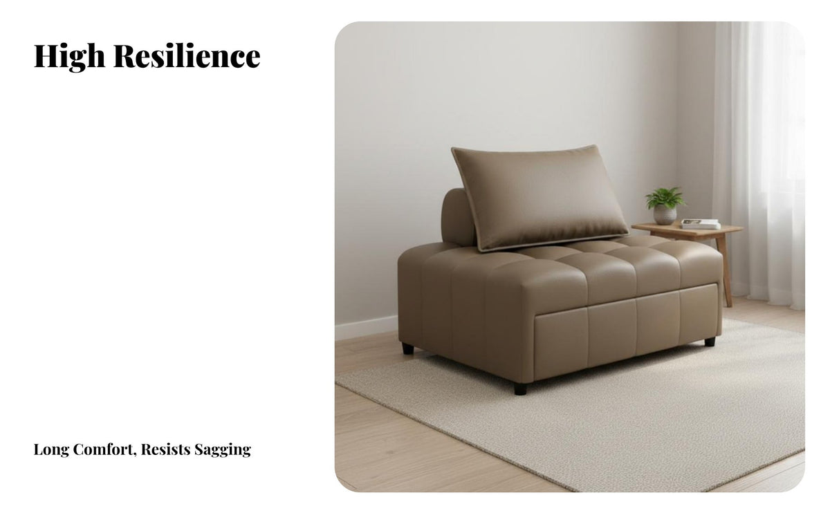 Multi-Functional Fold-expandable Sleeper Block two-in-onePurpose Design transformable Furniture Space-Saving Floor Couch Frameless for Apartment Dwellers, Young Adults, Small Living Spaces, Bedroom, Guest Room, Home Office