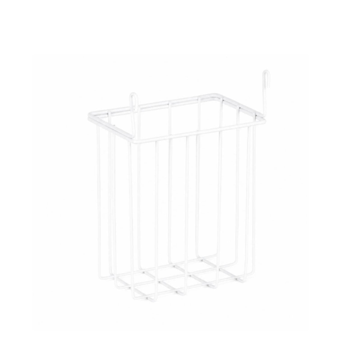 Wire Basket with Hook Compact Basket with Hook Space-Saving for Entryway, Office