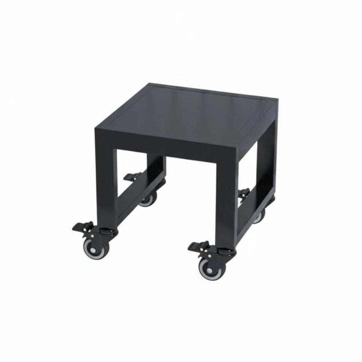 2-Tier Rolling Planter cart Nordic design Plant Stand Lockable casters