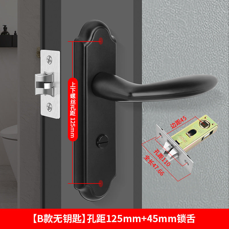 Blk Bathroom Lock C