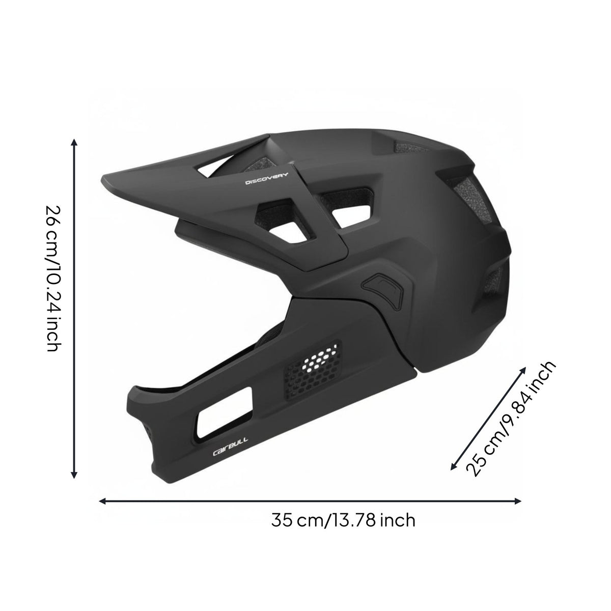 Mountain Bike Full Face Helmet Breathable Full Face Mountain Bike Helmet