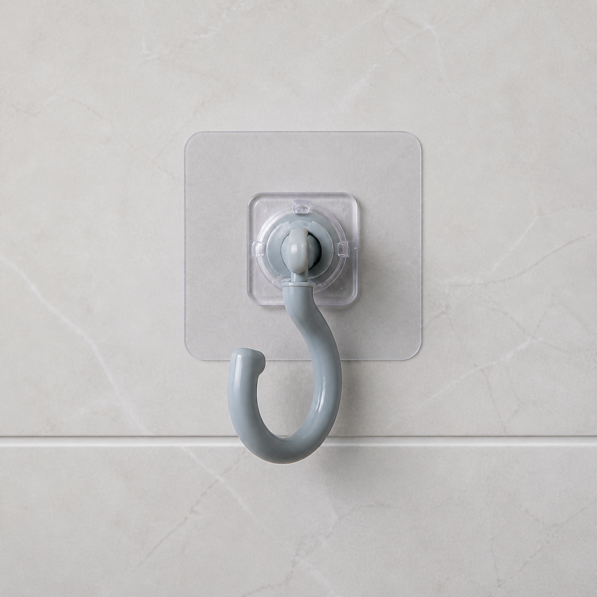 3M Hooks, Modern Individual Wall Hooks, Rotating Synthetic Material, for Kitchen Bathroom Hallway, 1-3kg Load