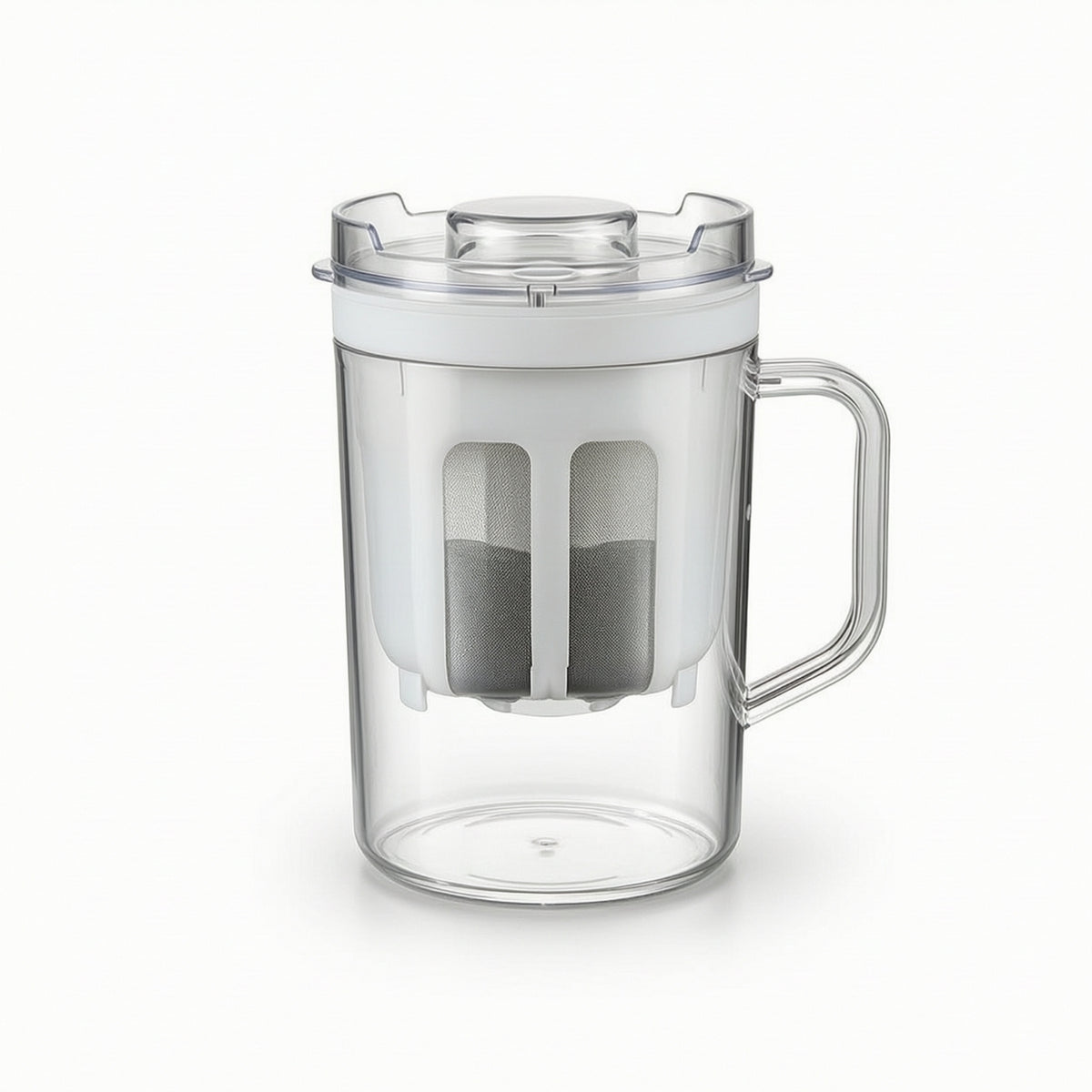 Yogurt Strainer with Lid Transparent Whey Separator Easy-to-Clean for Home Cooks